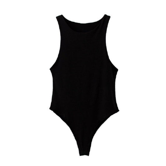 High Neck Sculpting Thong Bodysuit